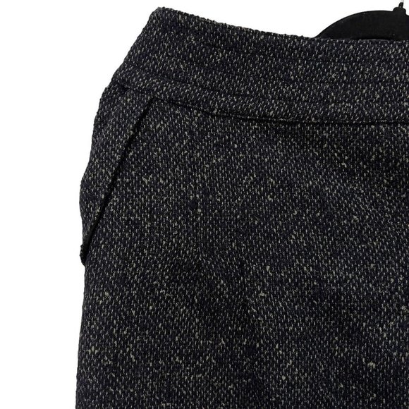 Women CABI Boss Casual Skirt Black Gray Plaid Size 4 Pre-Owned - Picture 6 of 11